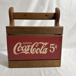Vintage Coca-Cola Magazine Rack Wall Mount Wooden 13.5” Tall 11.5” Wide